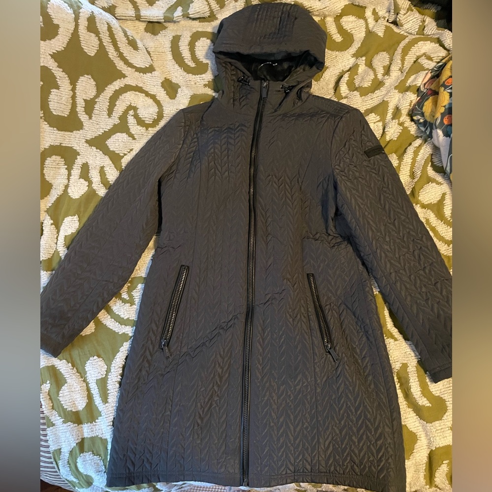 BCBGeneration Quilted Coat with Hood
